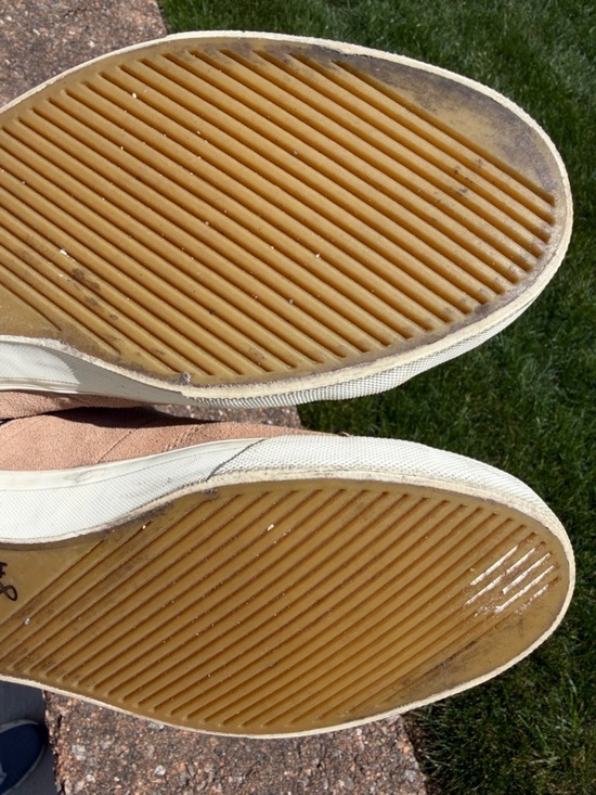 Lacoste Taupe Suede Low-Top Sneakers with Green Crocodile